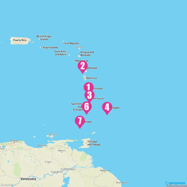 MSC Seaside February 3, 2024 Cruise Itinerary Map