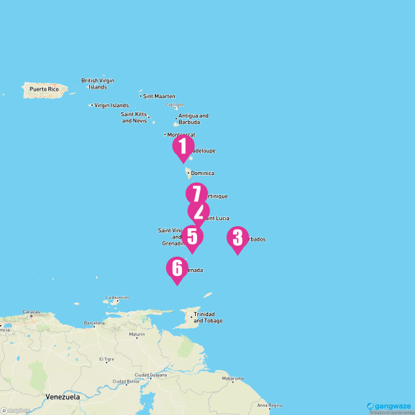 MSC Seaside March 3, 2024 Cruise Itinerary Map