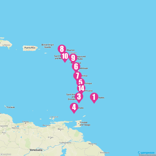 MSC Seaside March 5, 2024 Cruise Itinerary Map