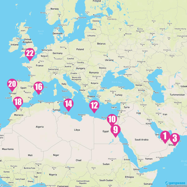 MSC Virtuosa April 1, 2024 Cruise Map & Port Info