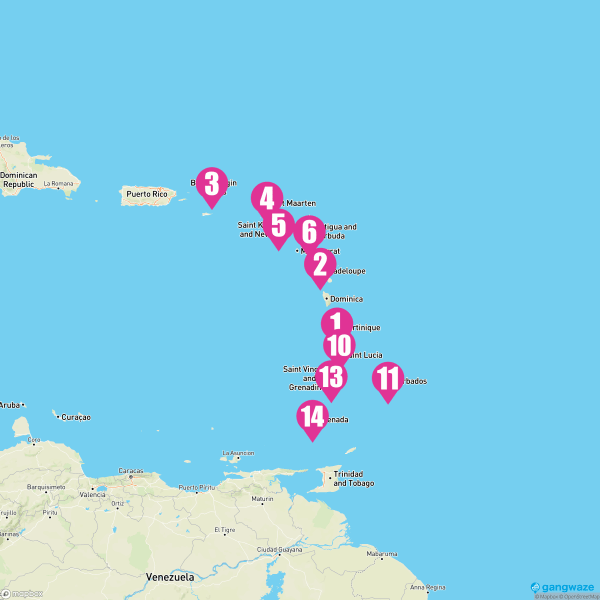 MSC Virtuosa March 8, 2025 Cruise Itinerary Map