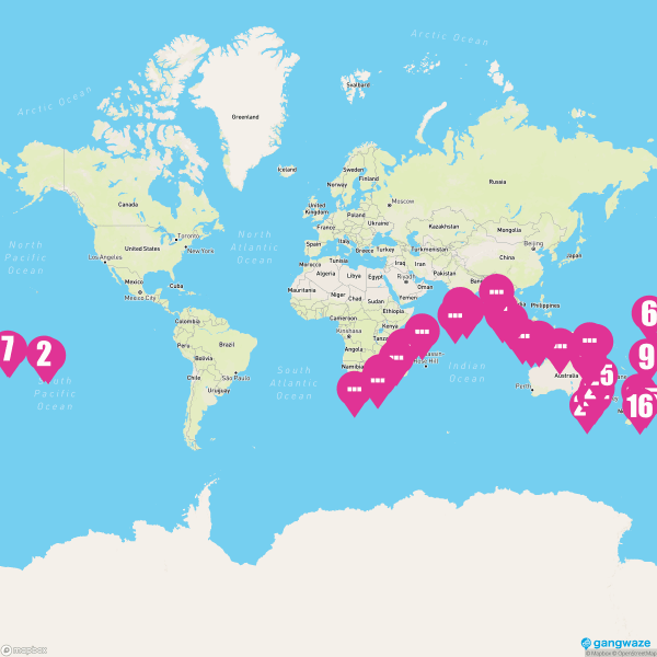 Nautica February 29, 2024 Cruise Itinerary Map