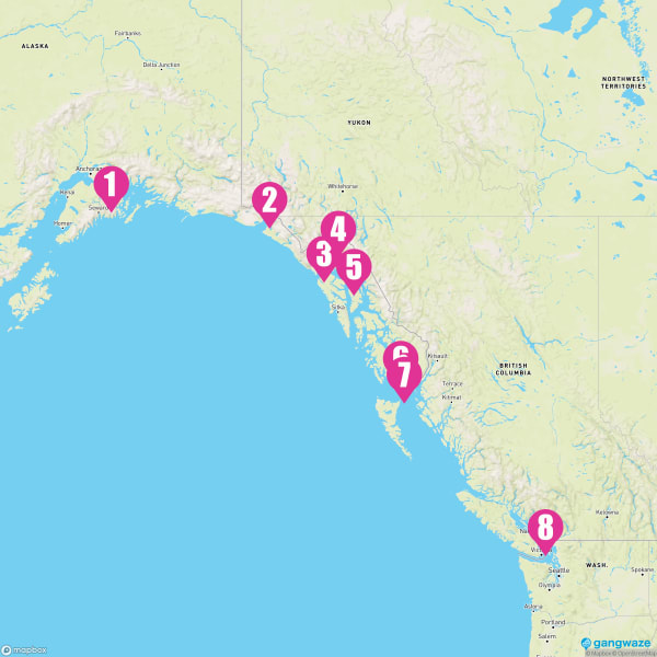 Noordam July 30, 2023 Cruise Itinerary Map