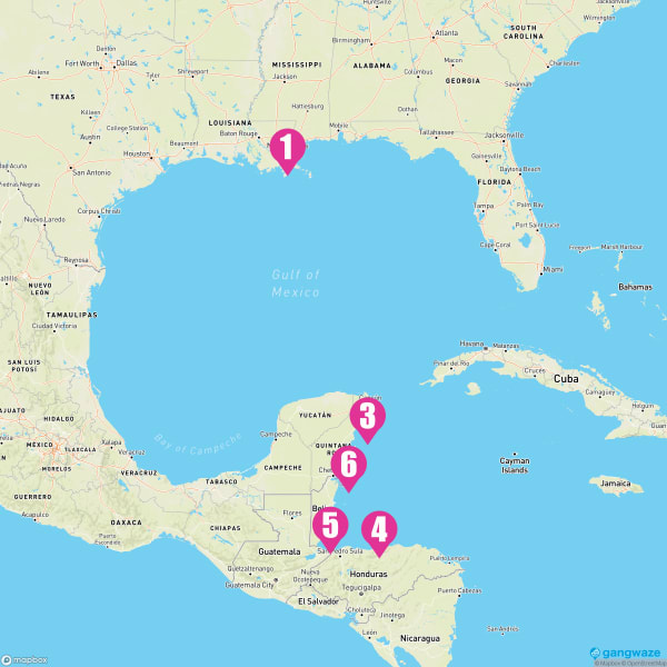 Norwegian Breakaway March 3, 2024 Cruise Itinerary Map