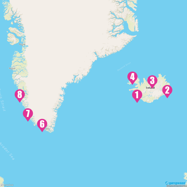 Norwegian Star June 21, 2024 Cruise Itinerary Map