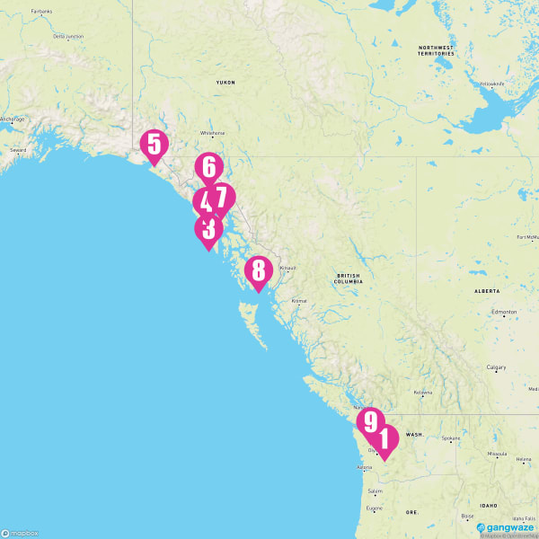 Norwegian Sun May 30, 2023 Cruise Itinerary Map