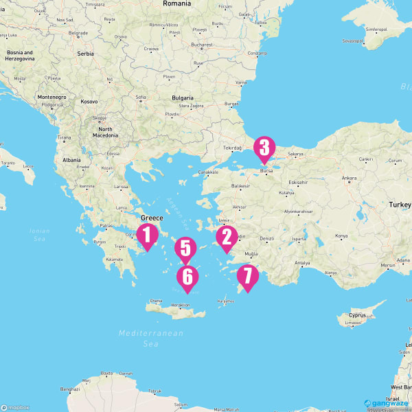 Norwegian Viva July 20, 2025 Cruise Itinerary Map