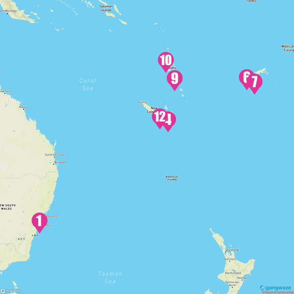 Queen Elizabeth February 20, 2024 Cruise Itinerary Map