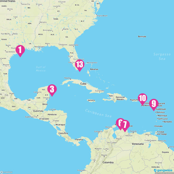 Regal Princess March 24, 2024 Cruise Map & Port Info