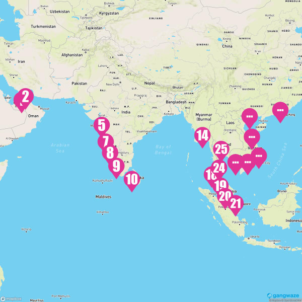 Riviera December 22, 2024 Cruise Itinerary Map