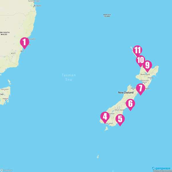 Royal Princess December 2, 2023 Cruise Itinerary Map