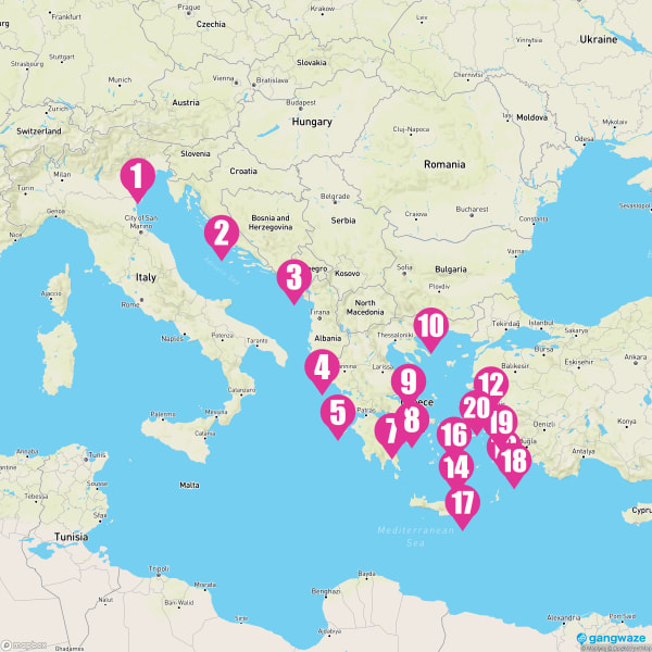 Seabourn Encore July 28, 2024 Cruise Itinerary Map