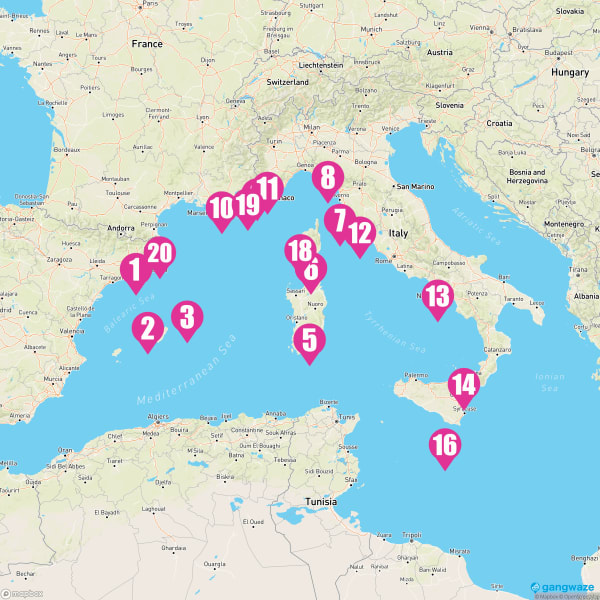 Seabourn Ovation July 11, 2025 Cruise Itinerary Map