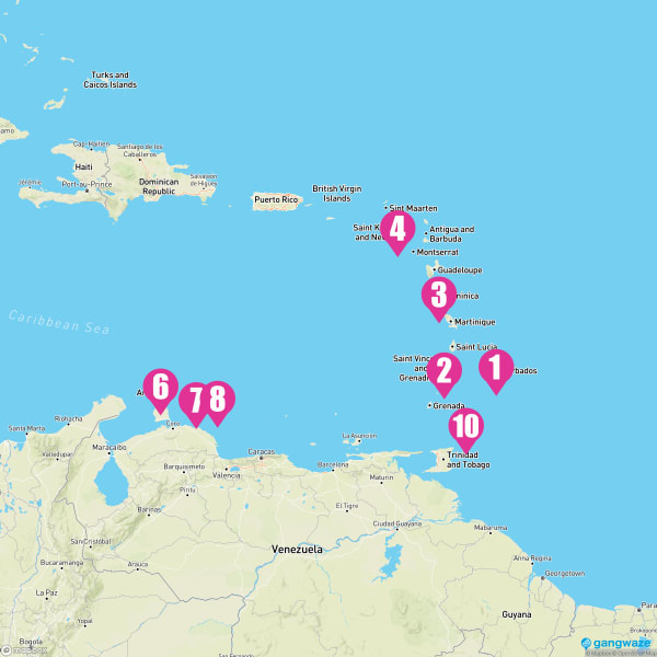 Seabourn Ovation November 30, 2024 Cruise Itinerary Map