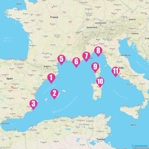 Seabourn Ovation October 29, 2025 Cruise Itinerary Map