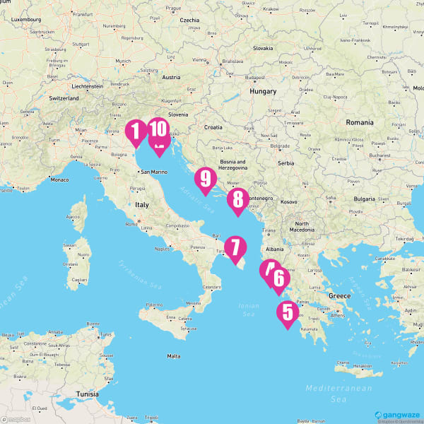 Seabourn Quest May 17, 2023 Cruise Itinerary Map