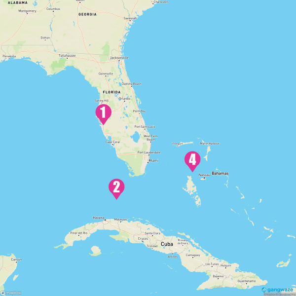 Serenade of the Seas July 1, 2023 Cruise Itinerary Map