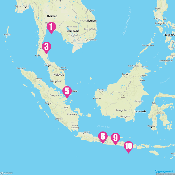 Seven Seas Explorer November 25, 2023 Cruise Itinerary Map