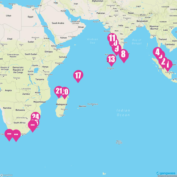 Seven Seas Mariner April 9, 2026 Cruise Itinerary Map