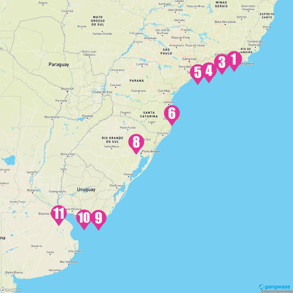 Seven Seas Splendor December 17, 2025 Cruise Itinerary Map