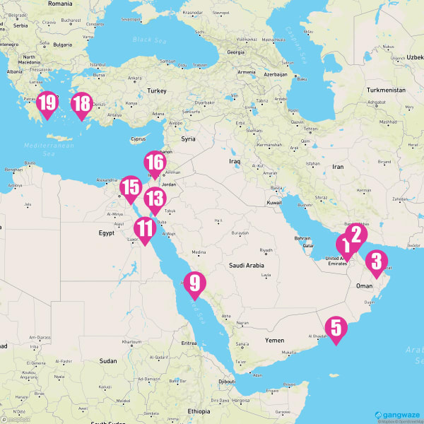 Seven Seas Voyager May 16, 2025 Cruise Itinerary Map