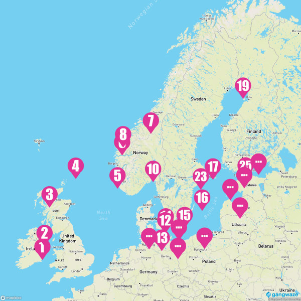 Sirena June 3, 2025 Cruise Itinerary Map