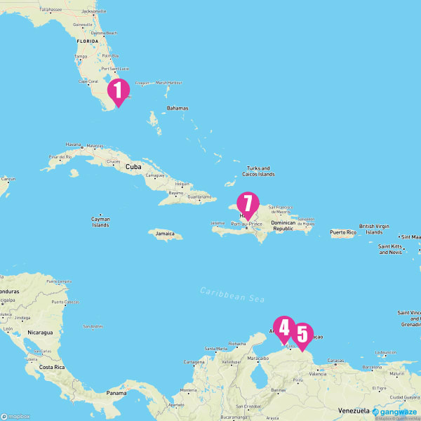 Symphony of the Seas April 6, 2024 Cruise Itinerary Map