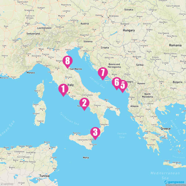 Voyager of the Seas July 28, 2025 Cruise Itinerary Map