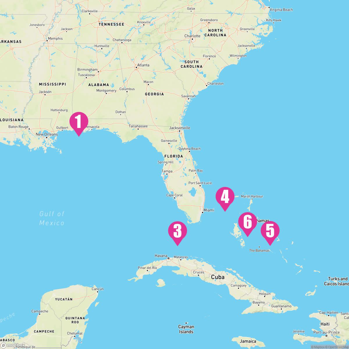 Carnival Spirit January 4th, 2025 Cruise Map & Port Info