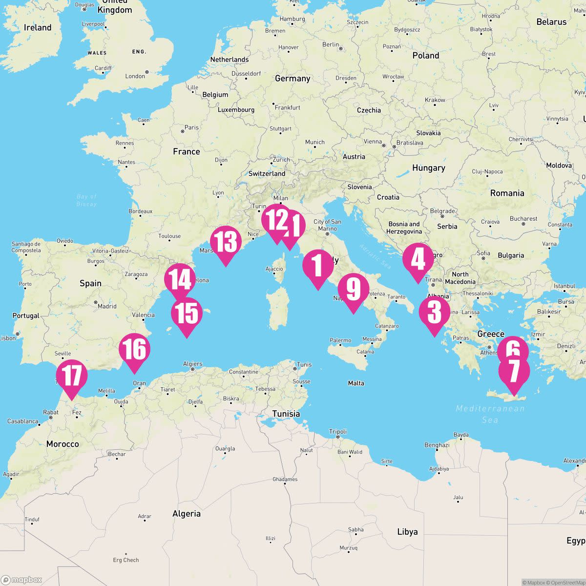 Sun Princess - April 8th, 2024 - Cruise Map & Port Info