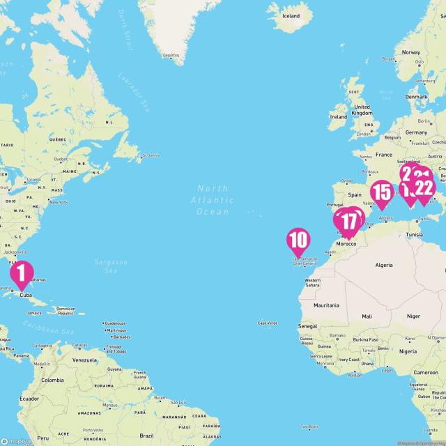 Majestic Princess February 18th, 2025 Cruise Map & Port Info