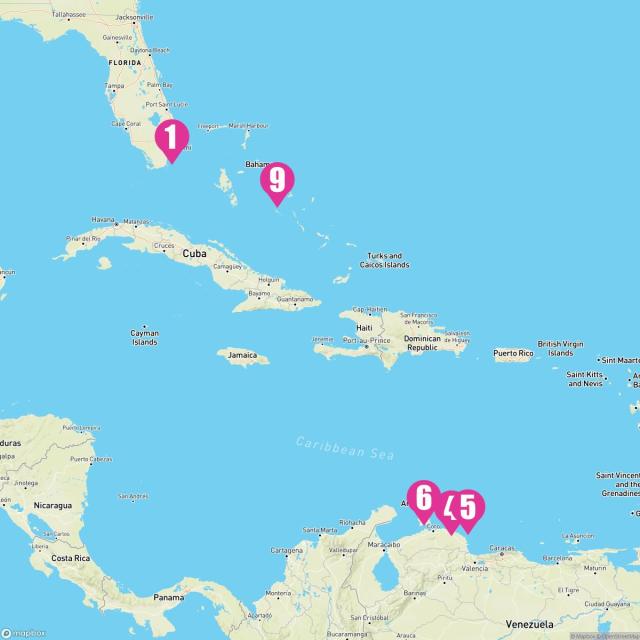 MS Rotterdam - March 7th, 2025 - Cruise Map & Port Info