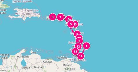 Charlestown Cruise Port - 14 Night Caribbean: Barbados St. Lucia & St. Kitts (Bridgetown Roundtrip)