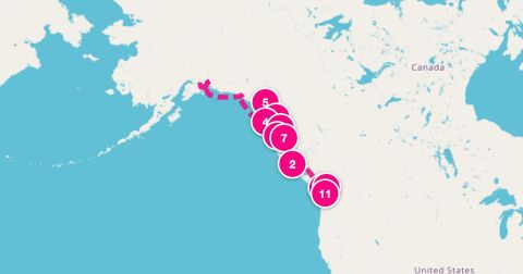 Cruise Endicott Arm Cruise Port - 11 Night Alaska: Wrangell Sitka & Klawock (Vancouver Roiundtrip)
