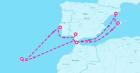 Seville Cruise Port - 11 Night Spain Portugal & Morocco (Barcelona Roundtrip)
