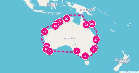 Yampi Sound Kimberley Cruise Port - 28 Night Round Australia (Sydney Roundtrip)