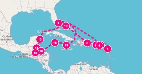 Prickly Pear Island Cruise Port - 19 Night The Americas & Caribbean (Ft. Lauderdale Roundtrip)