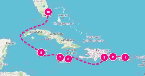 Port Antonio Cruise Port - 9 Night The Americas & Caribbean (San Juan To Ft. Lauderdale)