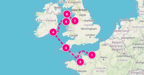 Dunmore East Cruise Port - 6 Night Baltic & Northern Europe (Le Havre To Liverpool)