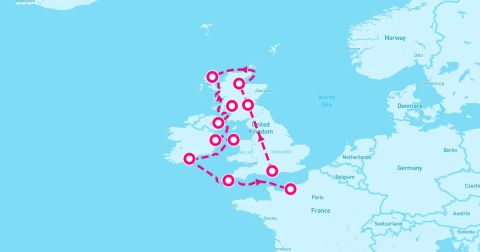 Rosyth Cruise Port - 11 Night Cultivated Culture (Southampton To Paris)
