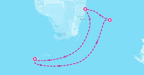 Bimini Cruise Port - 4 Night Key West & Bahamas (Ft. Lauderdale Roundtrip)