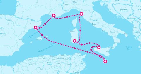Marseille Cruise Port - 7 Night Western Mediterranean (Barcelona Roundtrip)