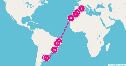 Buenos Aires Cruise Port - 18 Night Msc Grand Voyages (Barcelona To Buenos Aires)