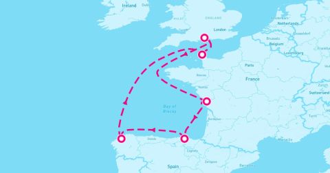 Cherbourg Cruise Port - 7 Night Northern Europe (Southampton Roundtrip)
