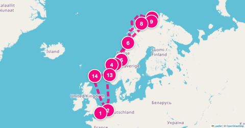 Hammerfest Cruise Port - 15 Night Arctic Journey & Northern Lights (Dover To Rotterdam)