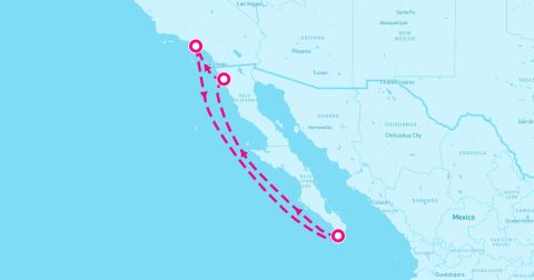 Cabo San Lucas Cruise Port - 7 Night Cabo Overnight & Ensenada (Los Angeles Roundtrip)