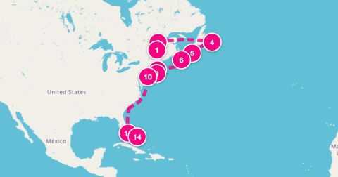 Charlottetown Cruise Port - 14 Night Canada & Colonial America (Quebec City To Ft. Lauderdale)