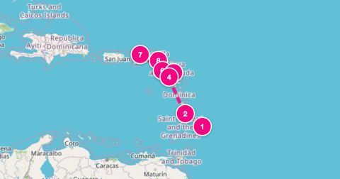 Little Bay Cruise Port - 7 Night Classic Caribbean Yacht Harbors (Bridgetown To Philipsburg)