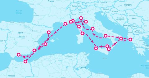 Melilla Cruise Port - 20 Night Mediterranean Magic & Tyrrhenian Treasures (Monte Carlo To Barcelona)