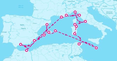 Melilla Cruise Port - 30 Night Mediterranean Overture (Rome To Barcelona)